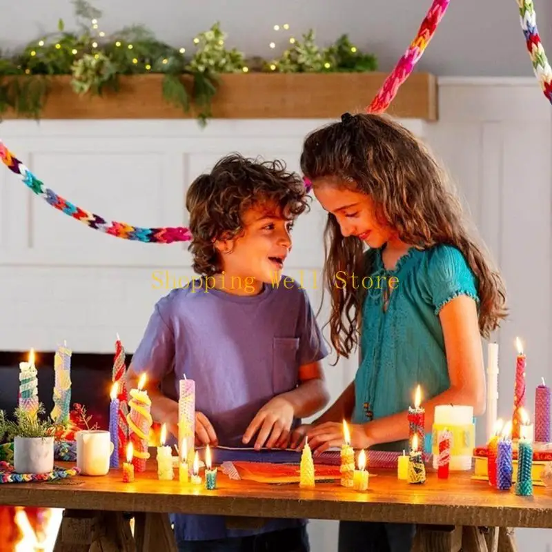 KX4B 12 Pieces Wax Sheets for Candle Making, Wax Making Kits for Kids Adults - Image 5