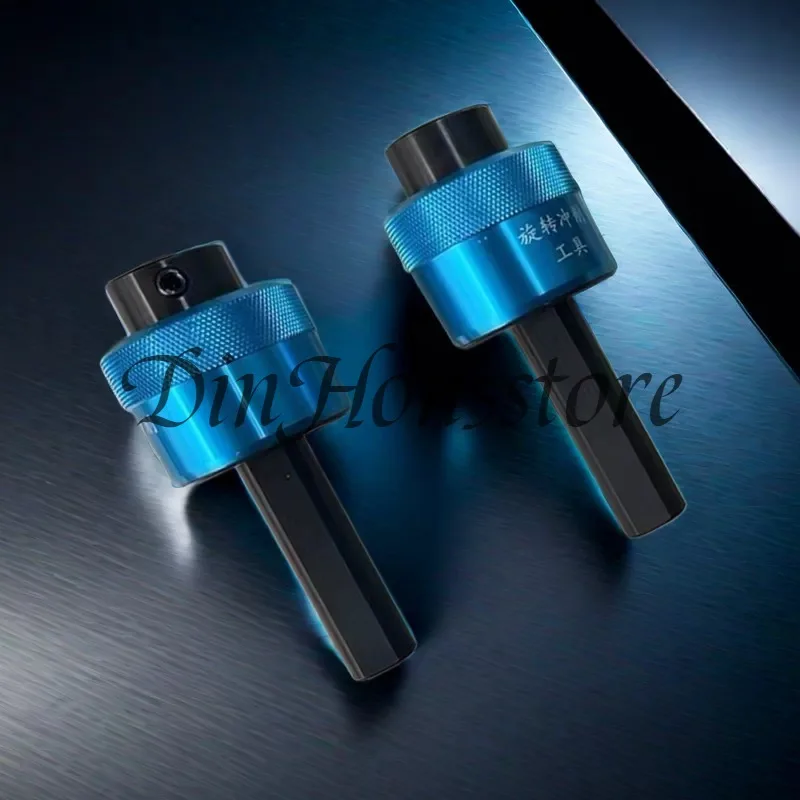 Straight Shank 8.0mm Hexagonal Squareal CT08 Rotary Broach Punch Holder British System C16/C20/C22 1PC