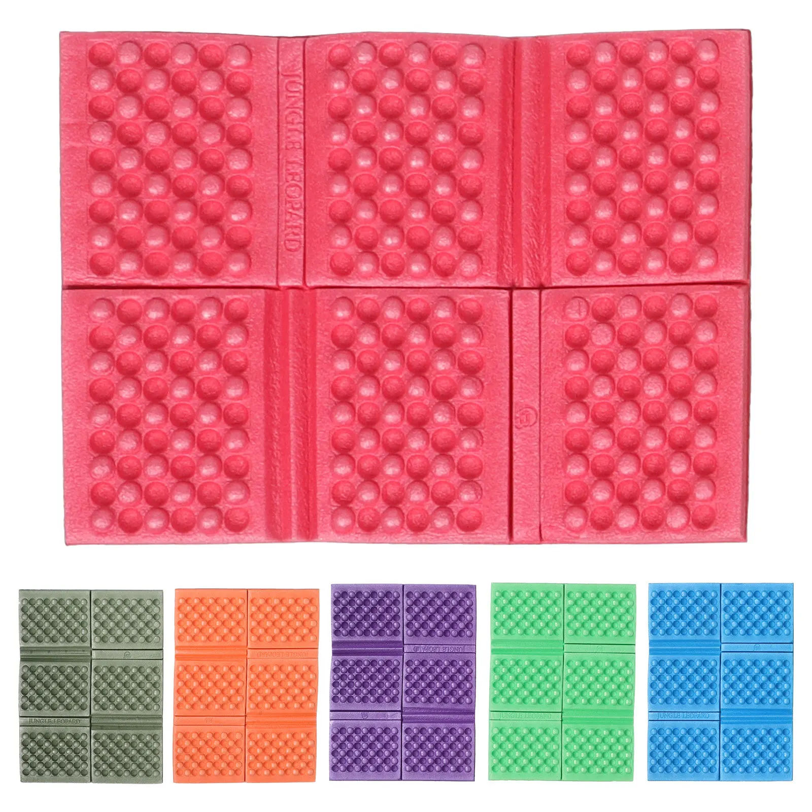 

6pcs 15.3"X11.2" Outdoor Picnic Mat Foldable Waterproof Lightweight Camping Blanket For Beach Garden Travel Moistureproof