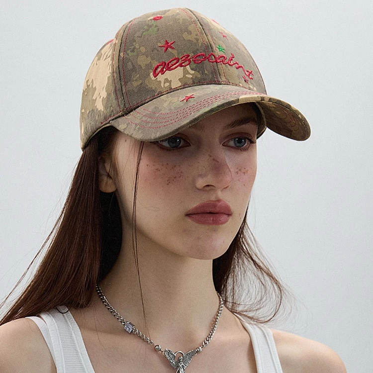 Y2K American Embroidery Thunderbolt Cap Fur Letters Winter Spicy Girl Thickened Warm Ear Protection Duck Tongue snapback Hat