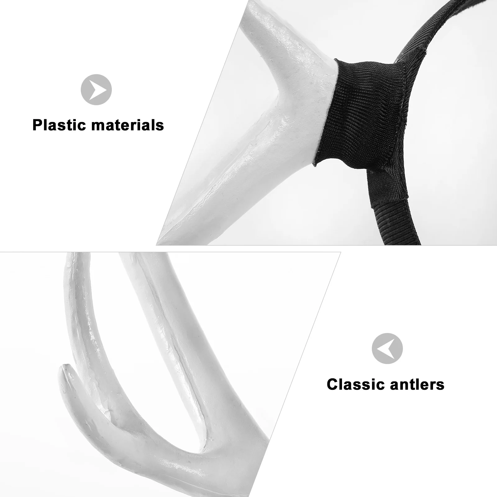 

Elk Antler Hair Hoop Christmas Headband for Holiday Party Decorations Festive Hair Accessories Lovely Reindeer Headdress