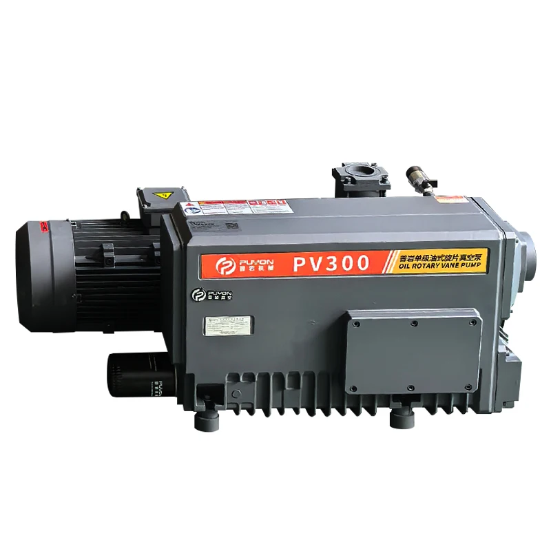7.5kW Puyon Vacuum Pump PV300 Single Stage Rotary Vane Vacuum Pump for Industrial Automation Plastic Molding Machines
