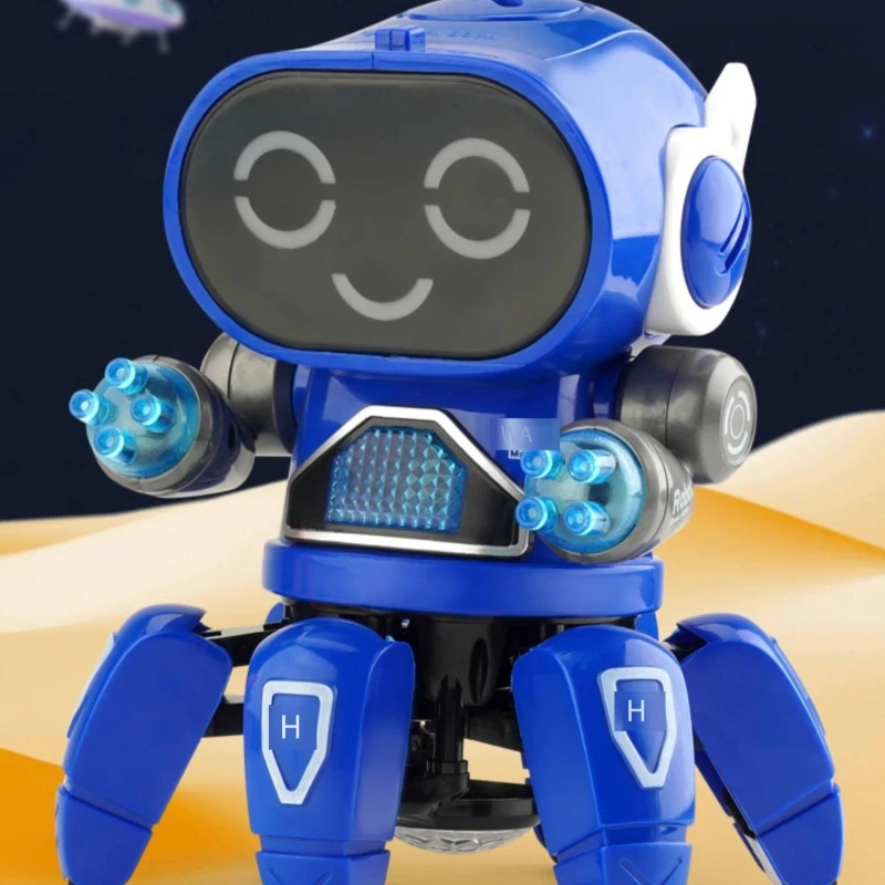 Best Selling Dancing Electric Six Clawed Fish Robot, Lighting and Music Educational and Intellectual Development Toy view 6