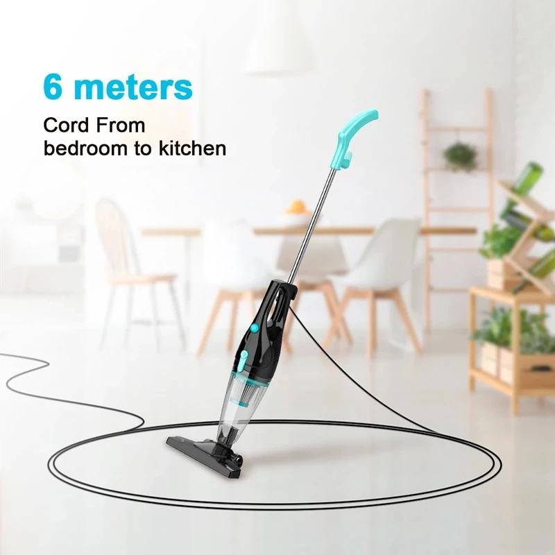 6M Corded Vacuum Cleaner 16Kpa Powerful Suction Multipurpose 3 in 1 Lightweight Handheld Household Vacuum Cleaner Home Appliance