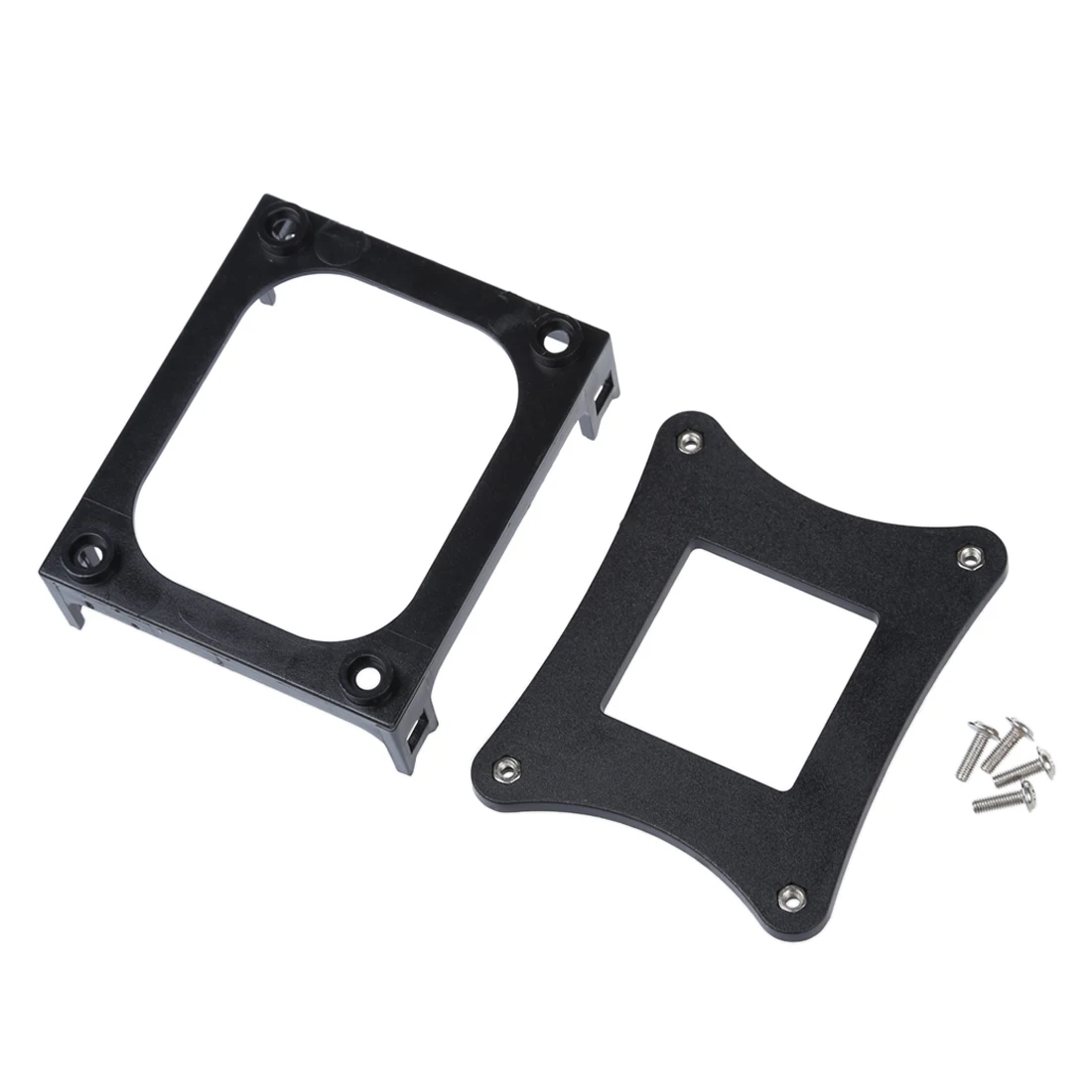 N35R_DU Black Plastic CPU Fan Mounting Bracket Base for Socket 478