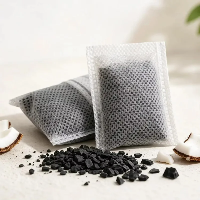 Activated Carbon Bags Reusable Coconut Shell Air Freshener Odor Remover Moisture Absorber for Refrigerator Car Closet Deodorizer