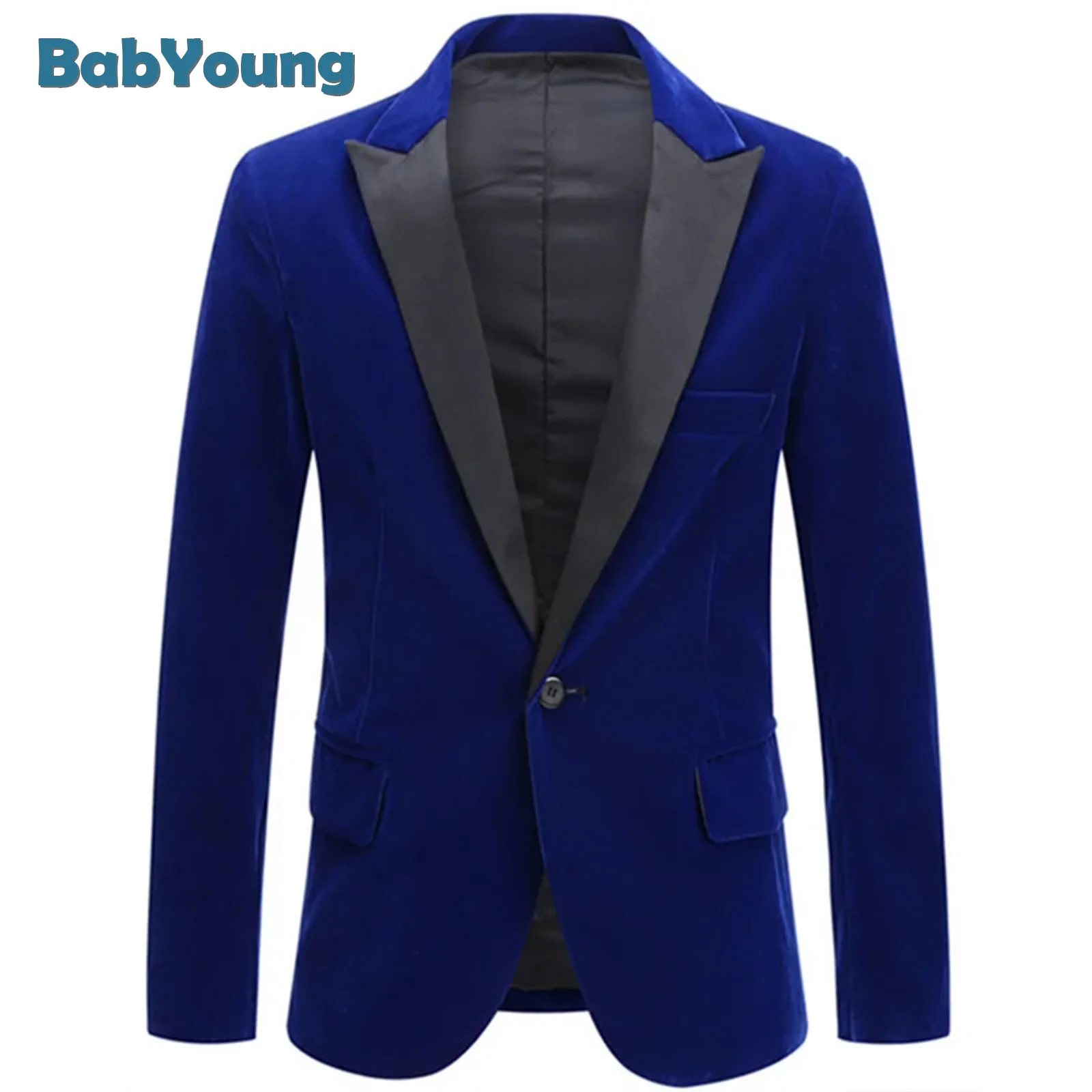 Men's Fashion Trend Veet Groom Tuxedo Slim Fit Wedding Party Dress Business Casual Suit Jacket Banquet Single Blazers Coat