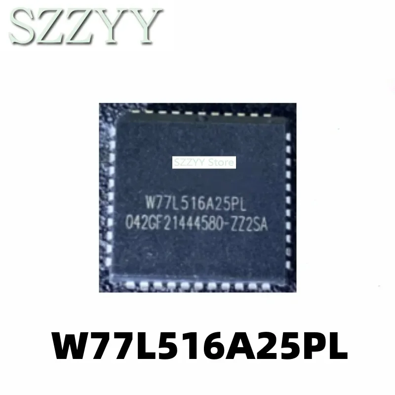 5PCS W77L516A25 W77L516A25PL PLCC44 microcontroller processing microcontroller chip