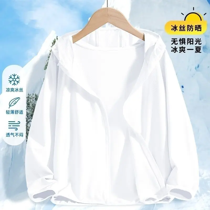 

Солнцезащитная одежда + летняя солнцезащитная одежда для молодых мужчин и женщин, уличная ультралегкая и крутая одежда для кожи, защита от ультрафиолета