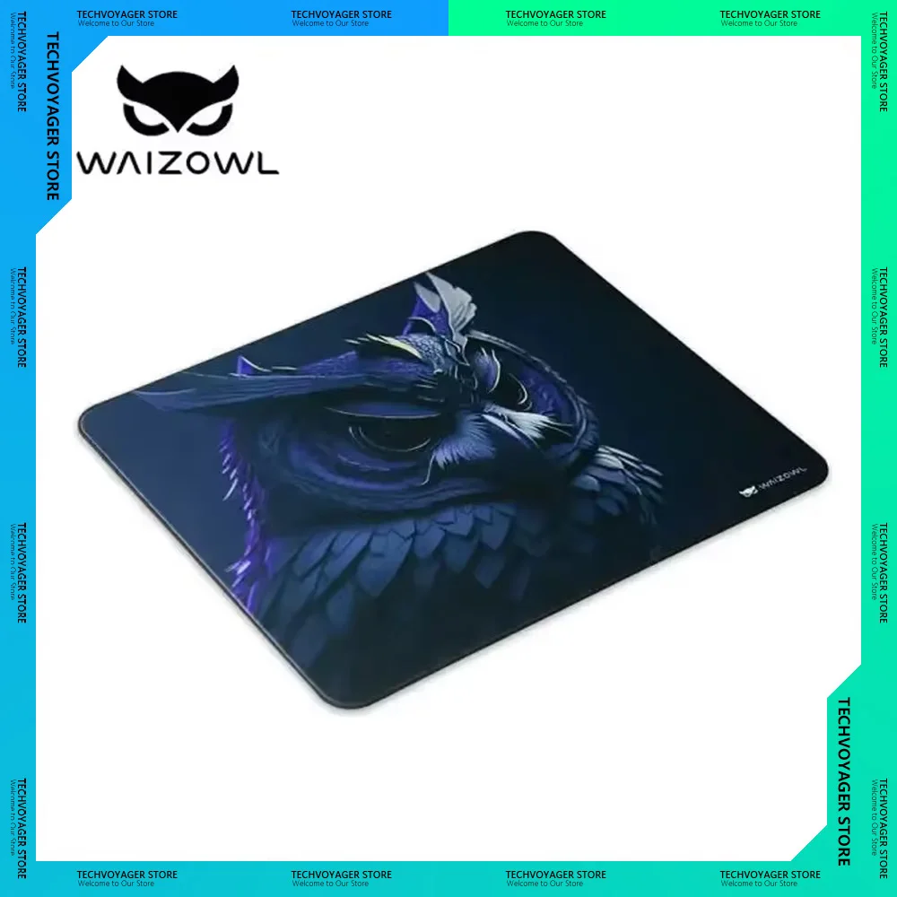 WAIZOWL Fukurou E-sports Mousepad Waterproof 490*420*3.5mm Non-slip Gaming Mouse Pad Table PC Accessory Customize Game Gifts