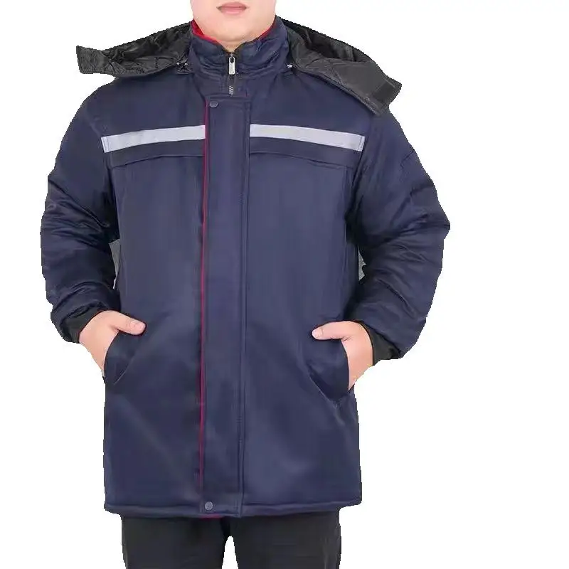 Autumn Winter Thickening Workshop Workwear Men'S Coat Customized Name Print Logo Painter Factory Mechanic Welder Jacket