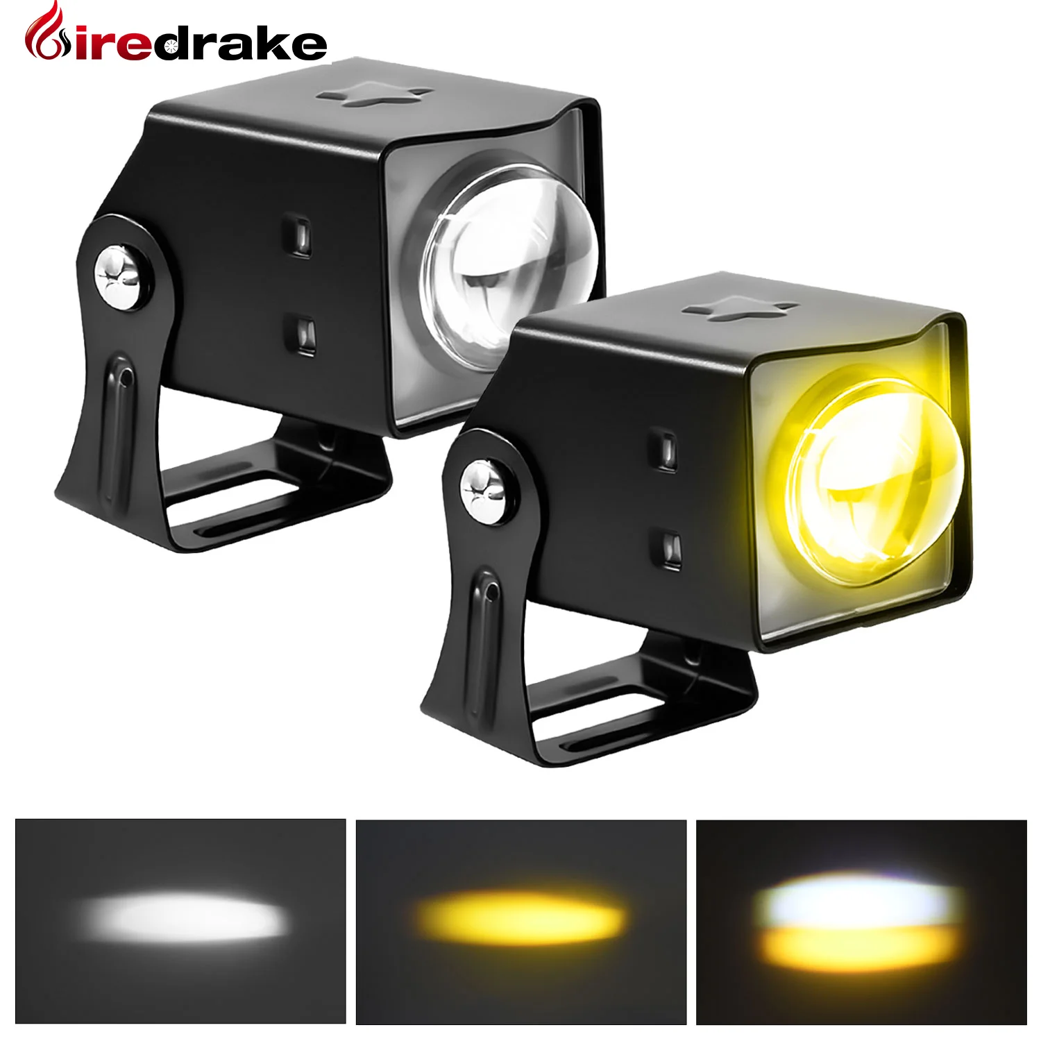 Mini Motorcycle Driving Fog Lamps for Spotlight White Led Lighthouse 4x4 Off Road Super Brighter 6000K 12V 24V