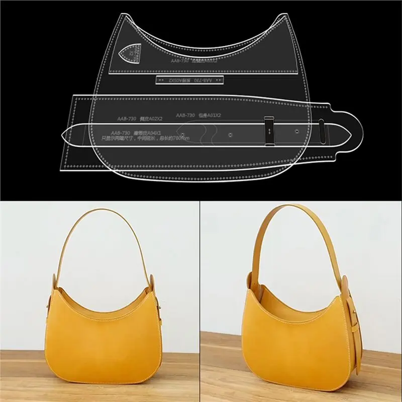 AB41-Leather Template Acrylic Sample Template For DIY DIY Handmade Women Shoulder Bag - view 5