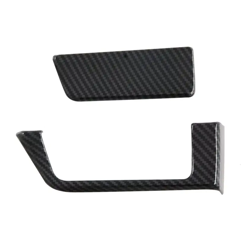 A21E-For Toyota Veloz 2022-2024 Carbon Fiber Car Co-Pilot Cup Holder Cover Trim Interior Accessories