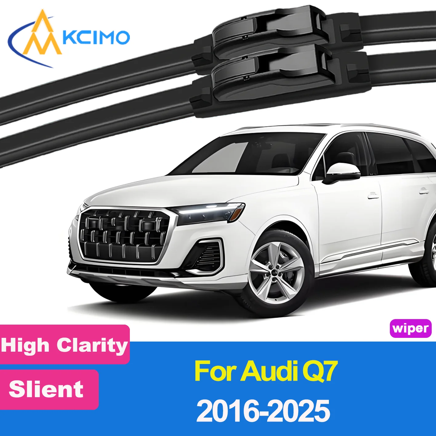 

2 шт. новые щетки стеклоочистителя переднего стекла для Audi Q7 4M 2016-2025, аксессуары для автомобильных щеток переднего стекла 2025 2024 2023