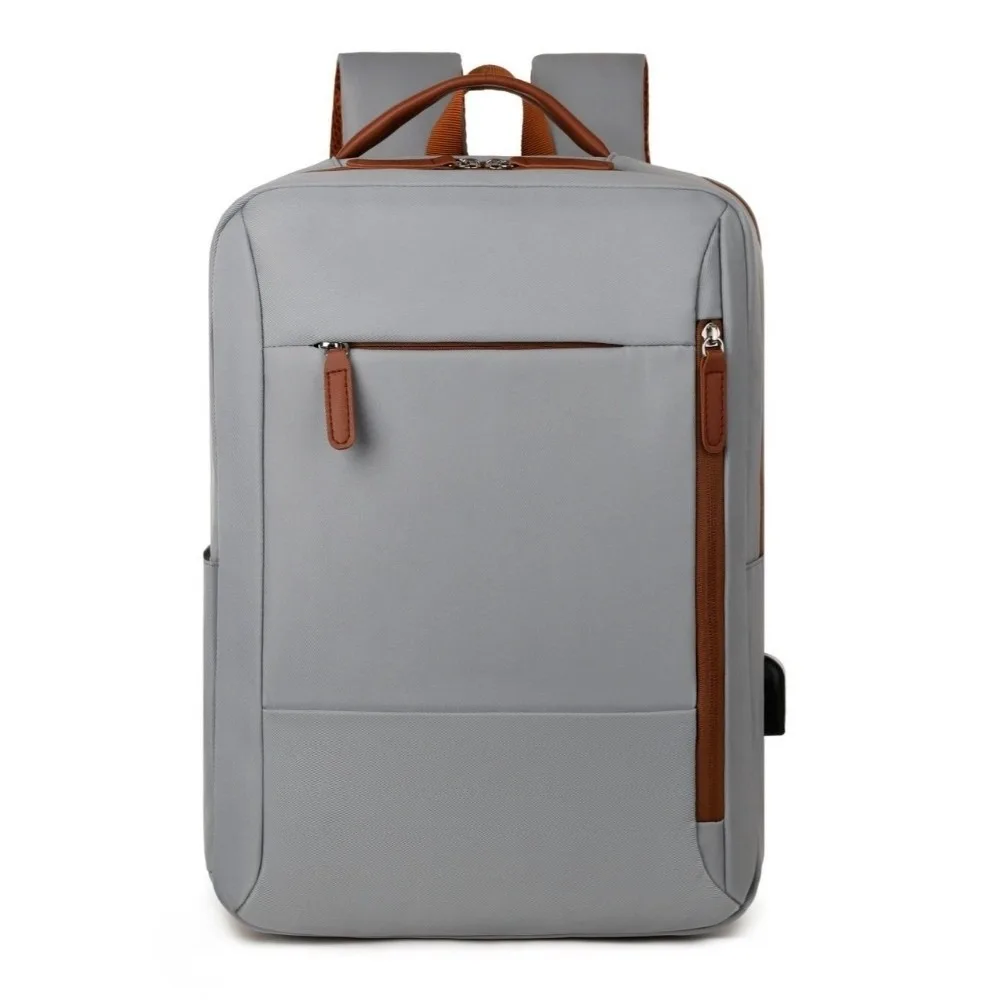 

Oxford Laptop Backpack Wear-resistant Large Capacity Student School Bag USb Charging With Luggage Belt Business Backpack Student