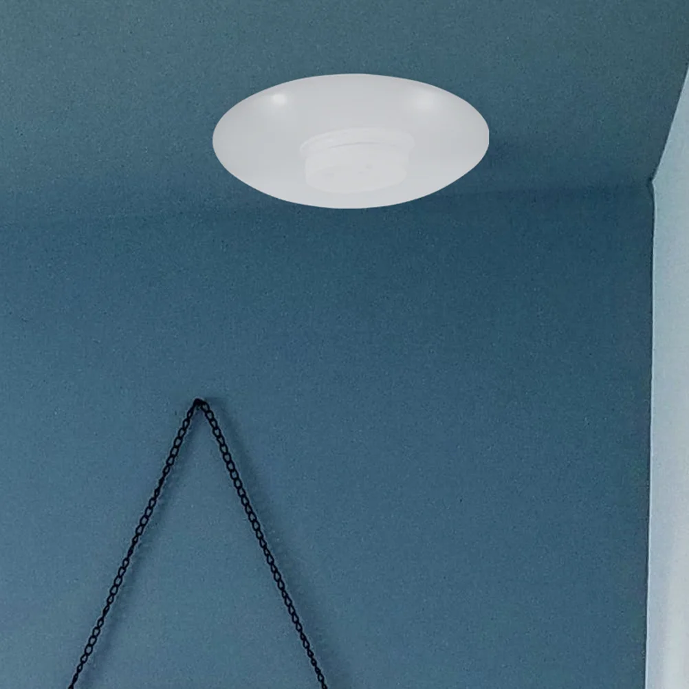 

Ceiling Light Cover Round Durable Plastic Minimalist Design -on Installation Indoor Light Cover Replacement Dome Shade
