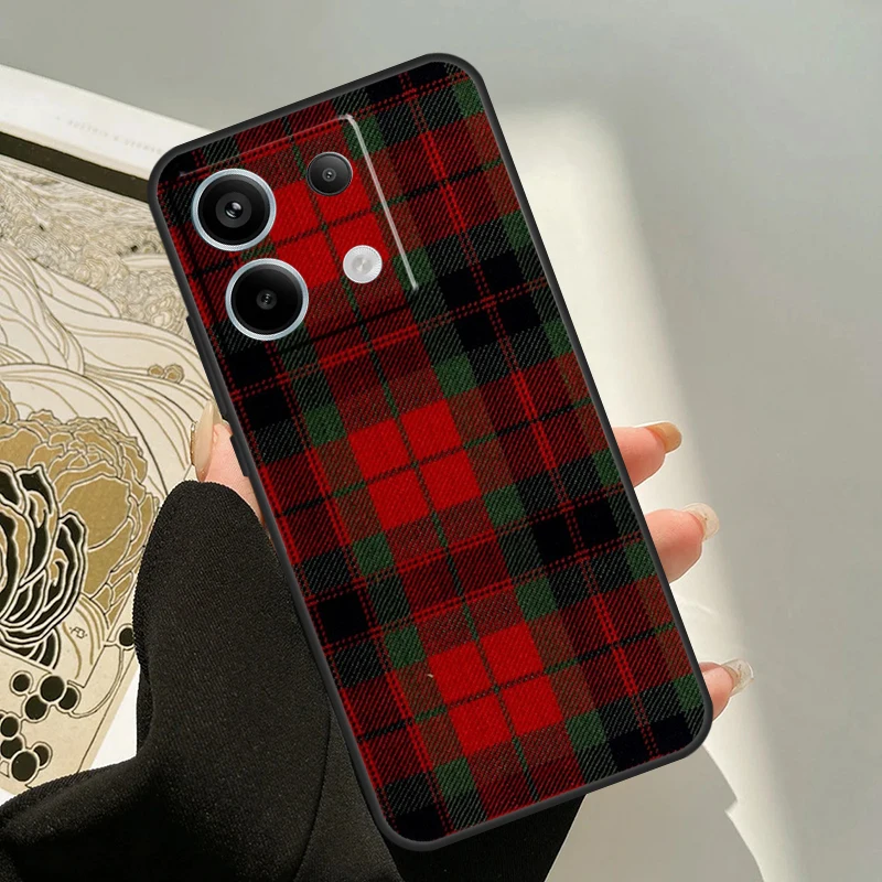 Fraser clan tartan Case For Xiaomi Redmi Note 14 12 11 9 10 13 Pro 9S 10S 11S 12S Redmi 13C 10C 12C 14C Cover