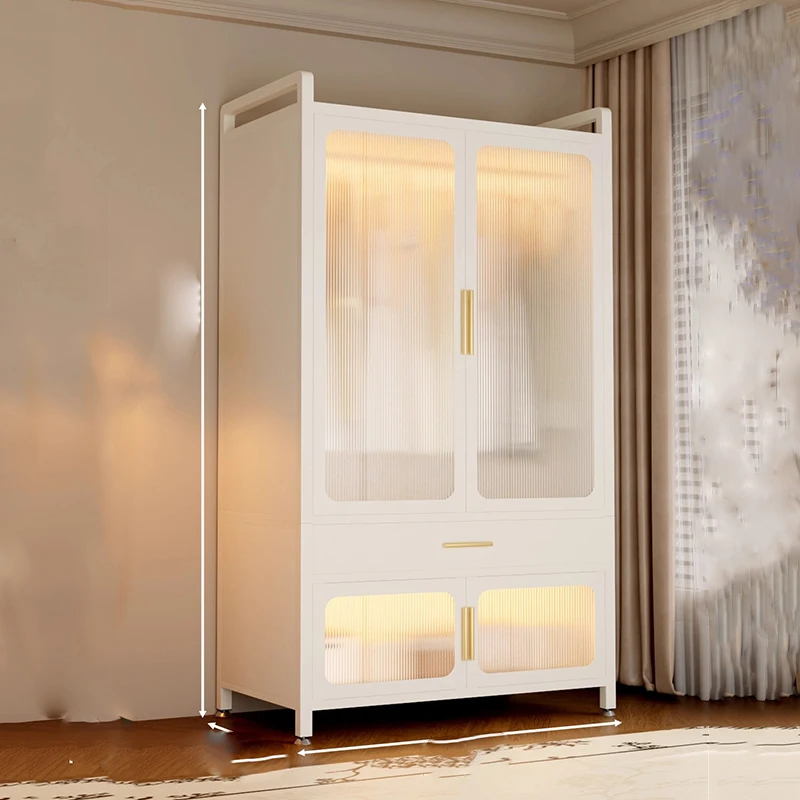 Armario de almacenamiento abierto, organizador, particiones de dormitorio, ropa portátil, armario de exhibición para sala de estar, muebles modernos de Hotel Ropero