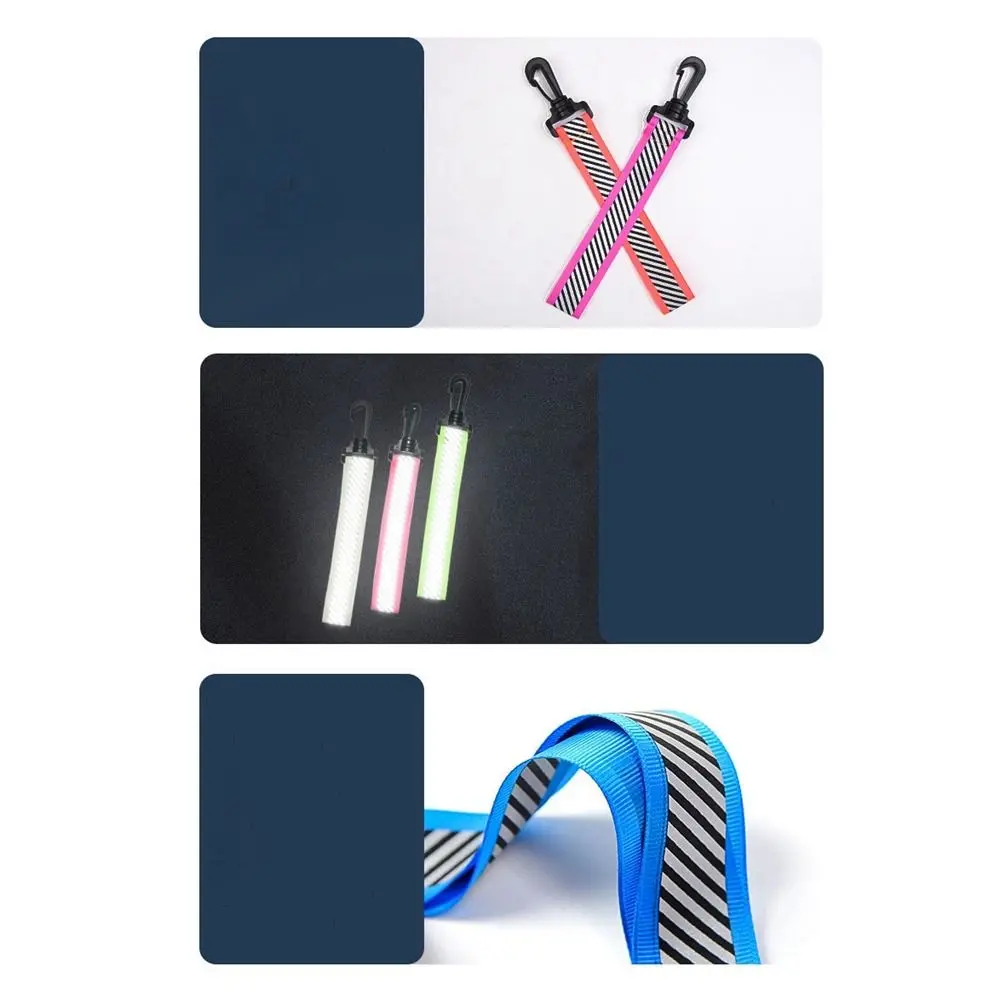 New High Visibility Reflective Backpacks Webbing Material 17 Styles Safety Straps Outdoor Reflective Outdoor Tool