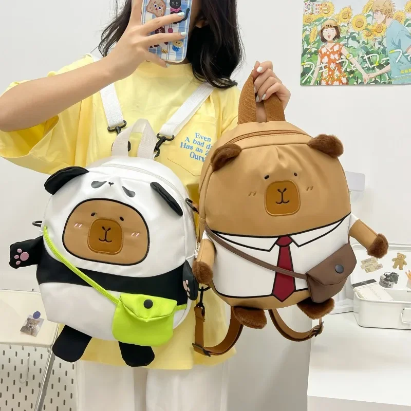 

Capibala Plush Capybara Shoulder Ugly Cute Shoulder Bags Cute Doll Bag Water Guinea Pig Bag Student Bag Cartoon Fashion Toy New