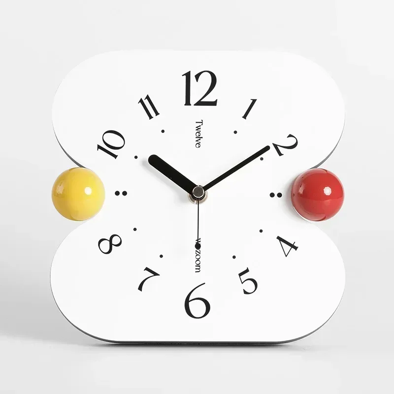 Cream style living room tabletop ornament home decoration high-end creative clock