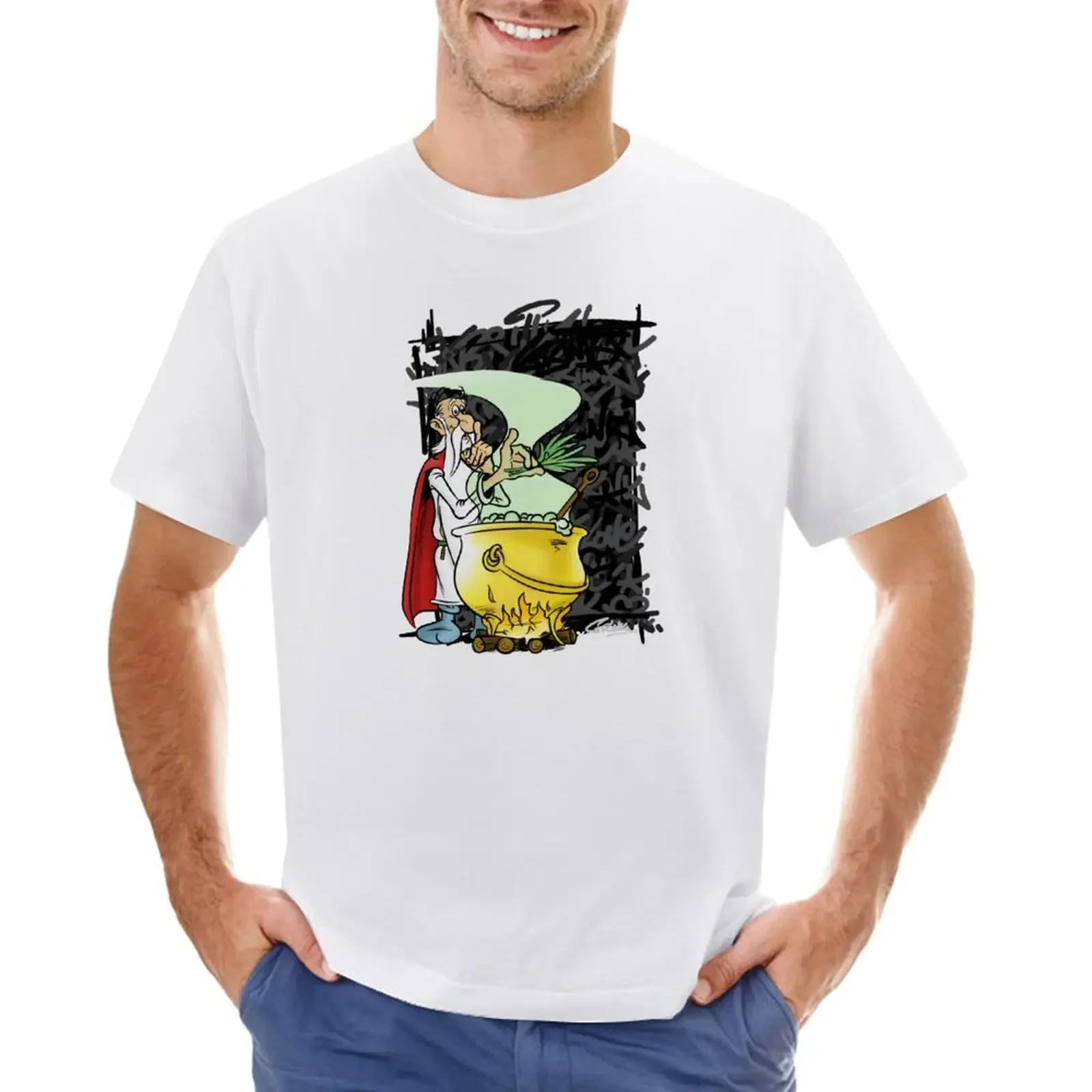 

panoramix T-Shirt sublime korean fashion mens funny t shirts