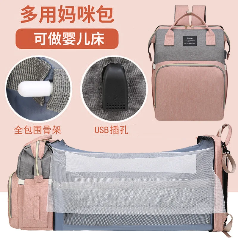 

Large Capacity Handheld Multifunctional Baby Outing Diaper Portable Women Leather Feminine Backpack Mochila Mochilas Para Mujer
