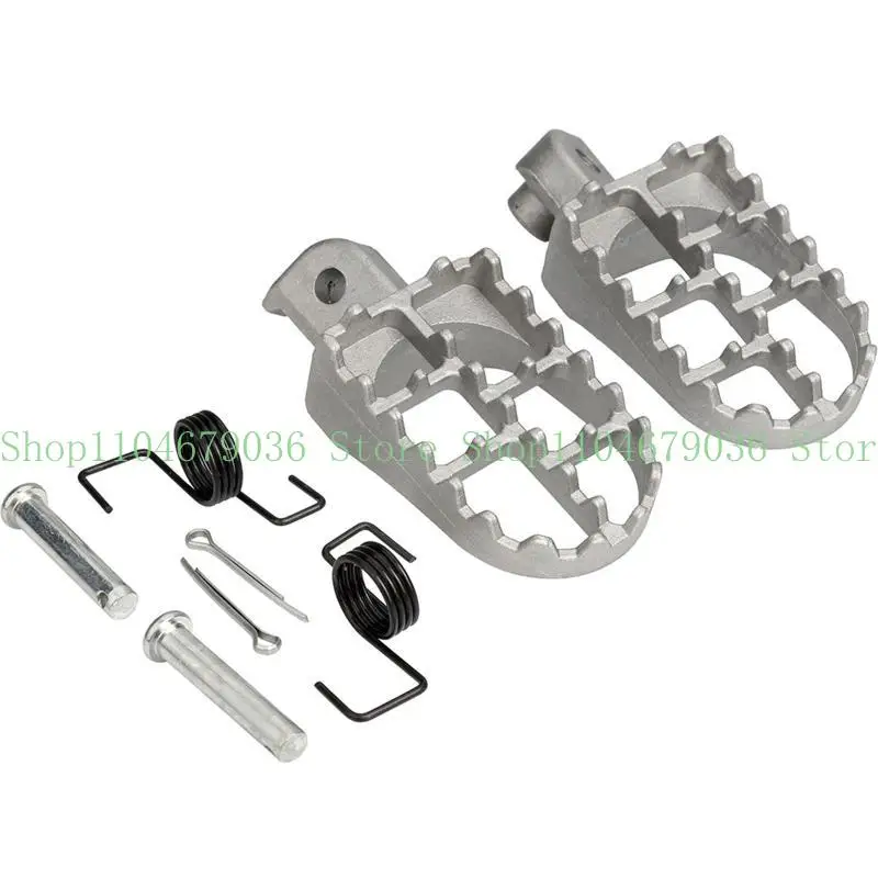 

652F 2Pcs Non-slip Motorcycle Dirt Bike Footrest Foot Pegs for 50 70 90 110 125cc Taotao PW50 PW80 TW200