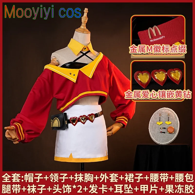 جديد Mooyiyi cos Genshin تأثير نيكول ديمارا تأثيري حلي هالوين عيد الميلاد لعب الأدوار حفلة معرض كوميدي ZZZ S-XL