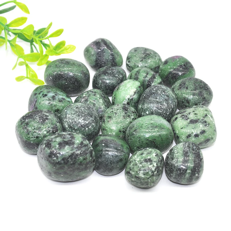 

Natural Healing Crystals Quartz Gravel Specimen Ruby Zoisite Tumbled Bulk Stone Jewelry Beads Aquarium Home Decoration DIY Gift