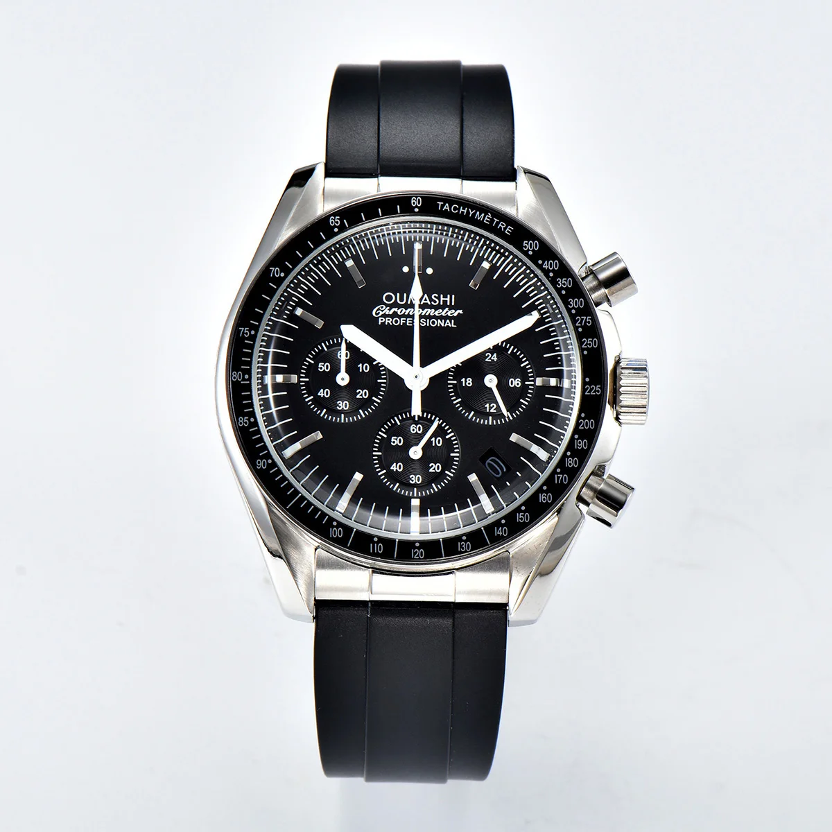 Moons Herrenuhr für Herren, modische Quarzuhr, wasserdichter Chronograph, AR-Saphirglas, 40 mm wasserdichtes Edelstahlgehäuse