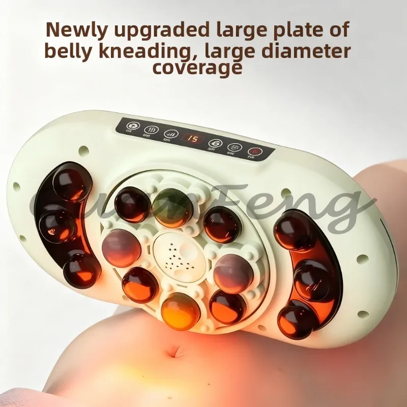 Automatic Bianshi Abdominal Kneading Massager Heating Belly Waist Massager for Warming Uterus Leg & Abdomen Relaxation