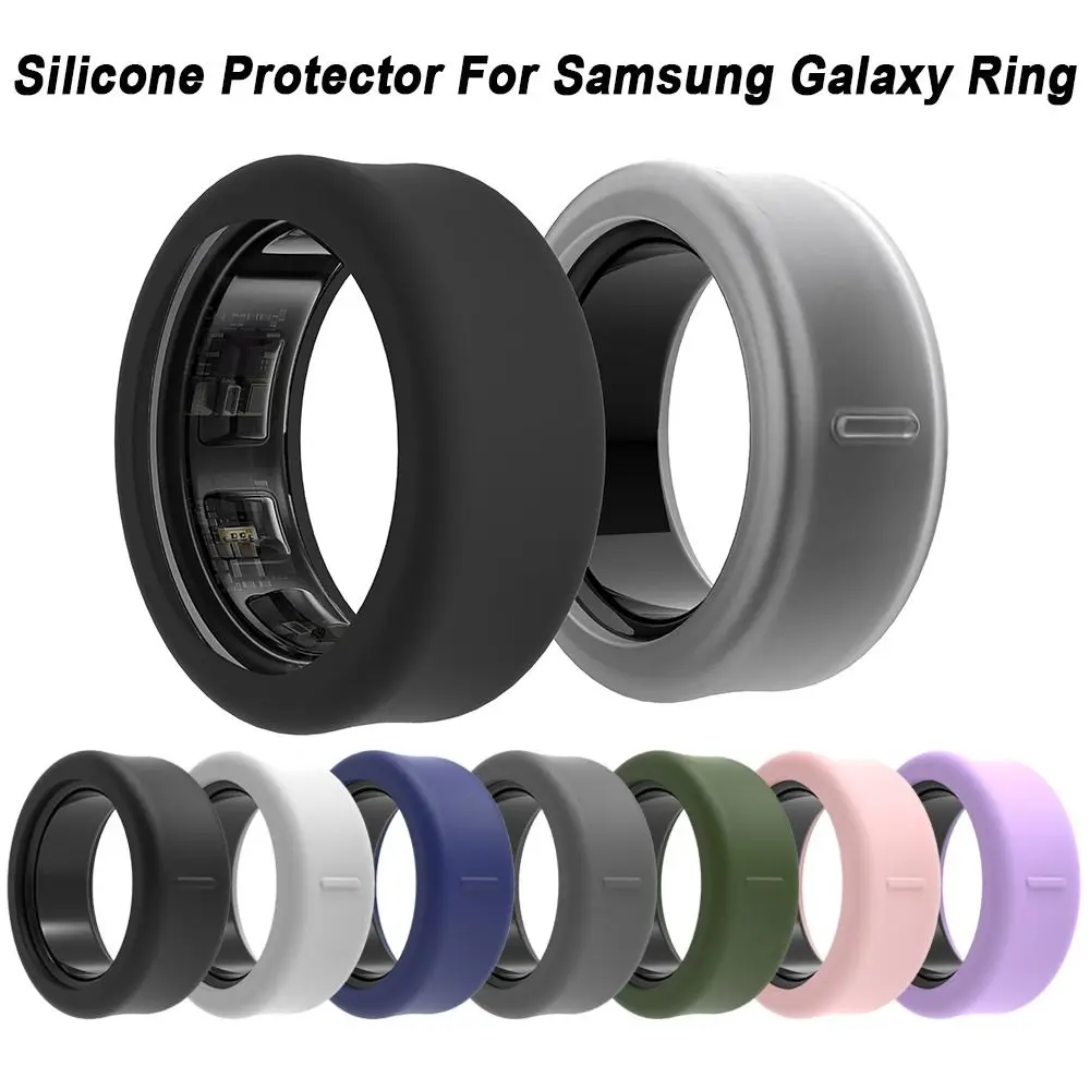 

Silicone Smart Ring Protective Case Elastic Anti-Scratch Silicone Cover Accessories Sweat-resistant for Samsung Galaxy Ring