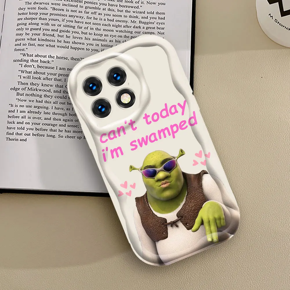 Funny Movie Shrek Cat Cartoon Case For Infinix NOTE HOT 40 30 PRO 40I 30I 20 20I 12 9 PLAY Tecno Camon Spark 30 20 3D Wave Cover