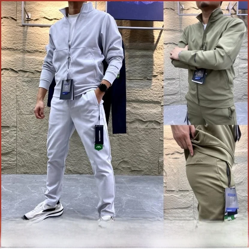 

Leavo Johnson Breathable Texture Sportswear Set Autumn Winter Casual Comfortable Long Sve Pants Youth Faion China Made