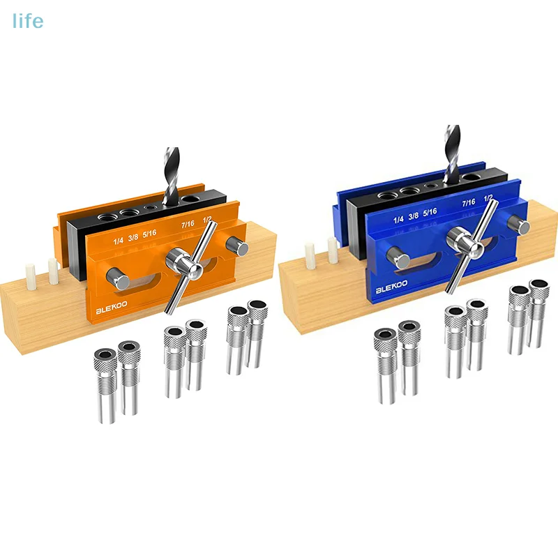 

Drill Locator Adjustable Punch Locator Hole Drill Self-Centering Vertical Doweling Jig Drill Guide For Locator Hole Puncher