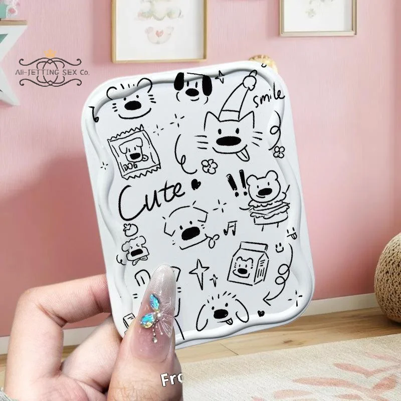 Practical and Adorable Dog Handheld Mirror; Includes Comb for a Complete Makeup Toolset