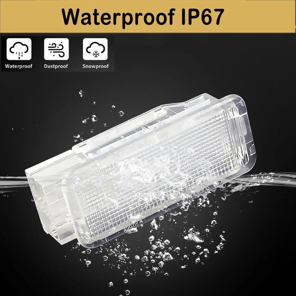 1/2X Car LED Trunk Cargo Lamp Footwell Under Door Glove Box Light For Peugeot 3008 206 308 307 2008 207 508 5008 407 306 Expert