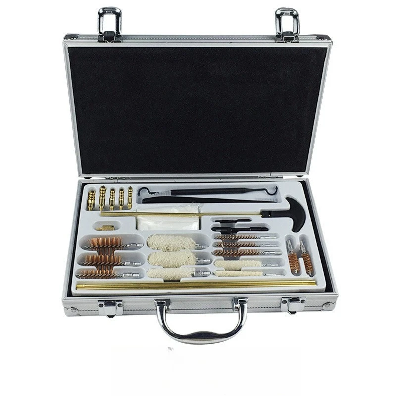 

Multifunctional tube brush aluminum box aluminum alloy set, cleaning tool brush tube brush set
