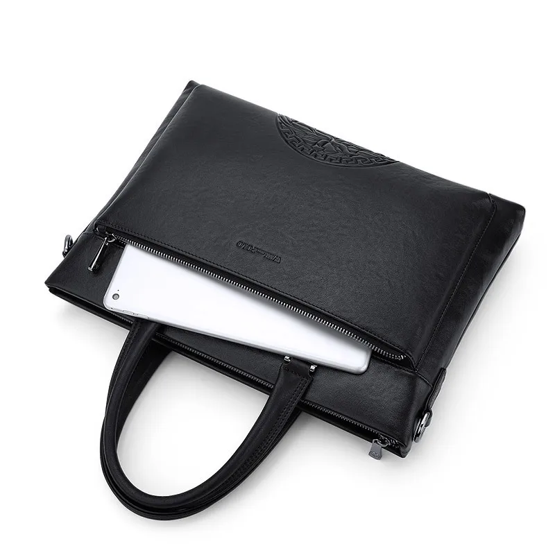 2025 حقيبة جديدة جلد طبيعي محفظة رجل جلد البقر حقيبة ساعي الرجال قدرة حقيبة يد الرجال كتف واحد حقيبة كروسبودي #3