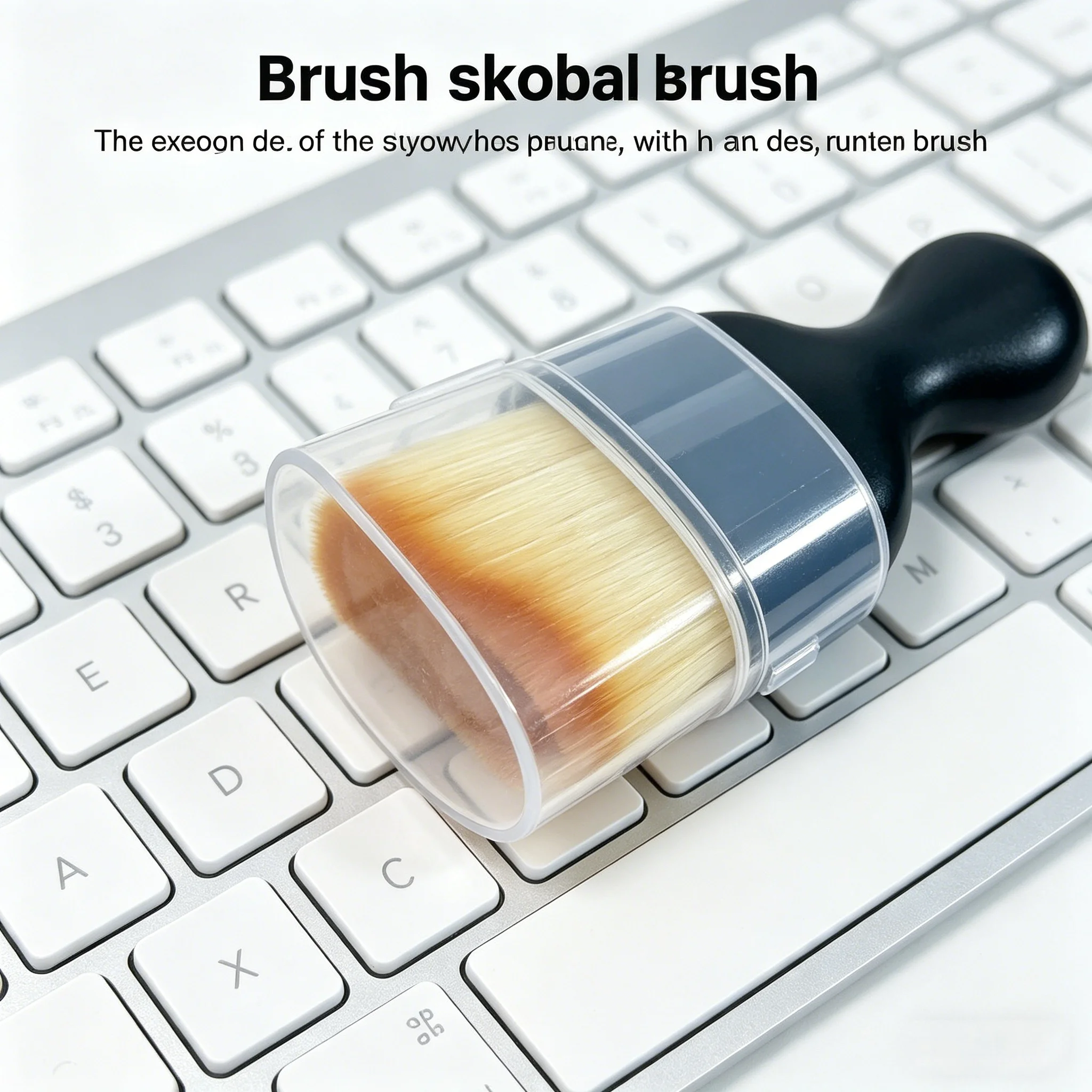 3-Piece Keyboard & Detail Cleaning Brush Set, Soft Bristle Dust Remover for Electronics, Car Interior, Household Crevices, Multi
