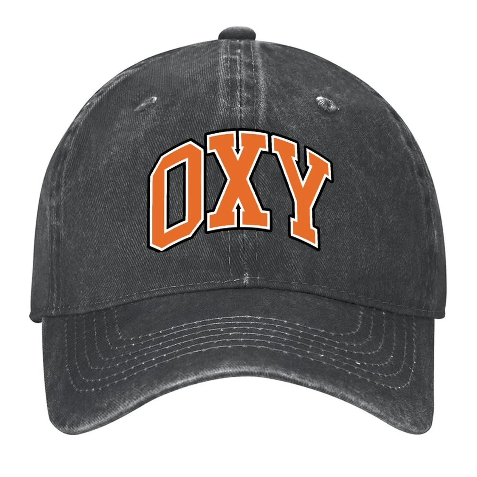 

oxy - college font curved Baseball Cap Hat Man Luxury western Hat funny hat fishing caps man Men Luxury Brand Women's