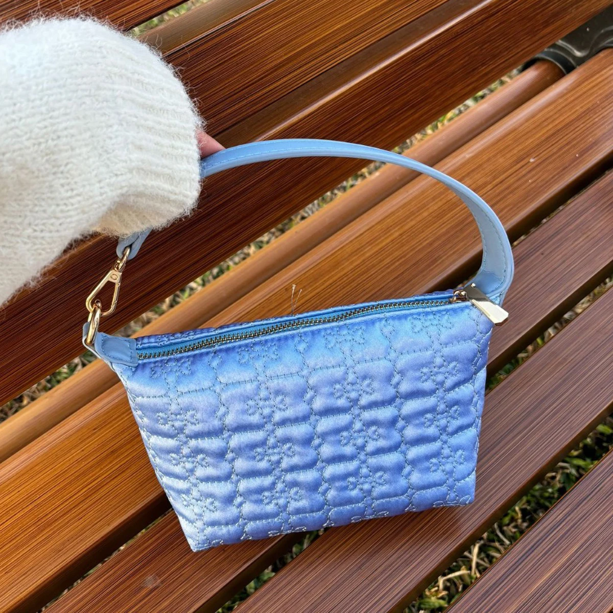 Butterfly Brand-Embroidered Top-Handle Bag Women Silk Satin Small Pouch Handbag Shoulder Bags Clutch Mini Bag Evening Purse 2026