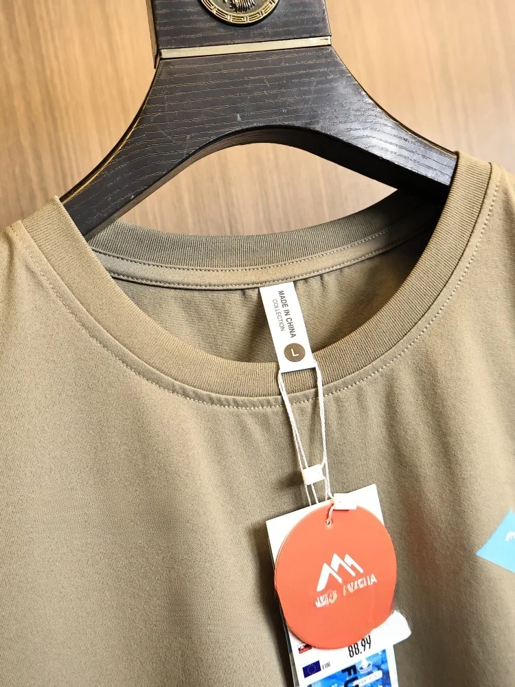 Quick Dry Cool Feeling Summer Mountain Series Functional Sports Running Fitness 3D Cutting round Neck Short Sleeve Men's T-shirt