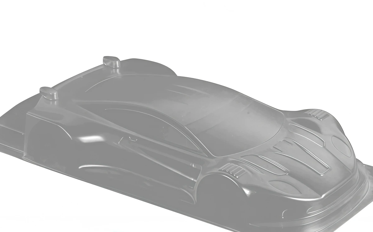 

025 Clear 0.6mm PC Body Shell For 1/12 Zoo Zerda Onroad RC Car Unpainted Polycarbonate Body