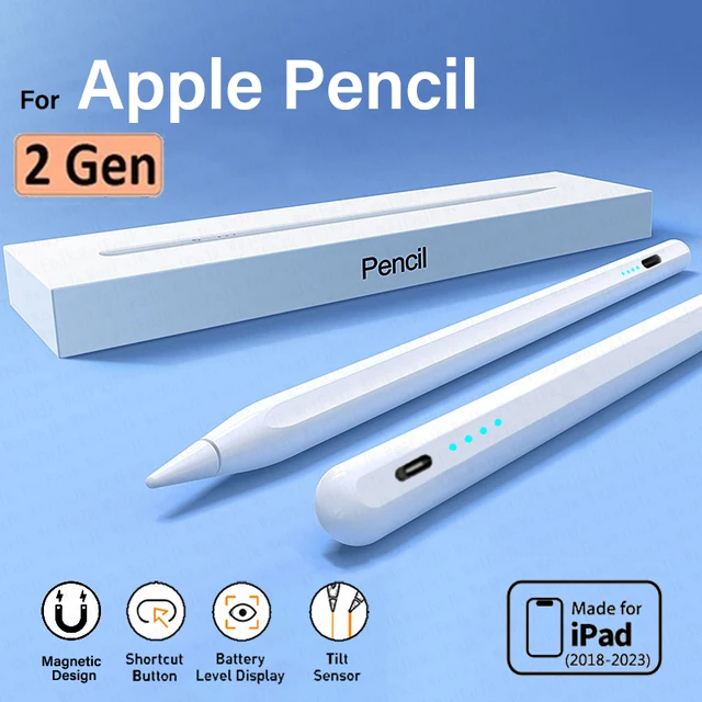 Apple Pencil 2. generacji Ipad Pencil 2 Rysik do iPada Pro 11 12,9 Air 4 5 7 8 9 10 th Mini 5 6 2018-2023 Akcesoria