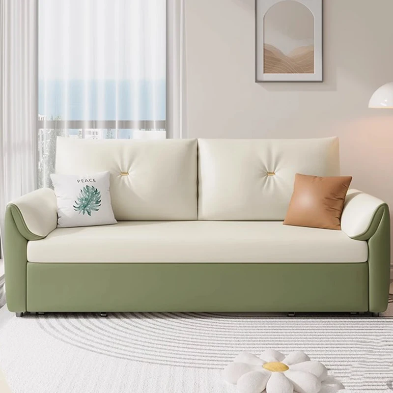 

Cute Green Couches Simple Foldable Storage Modern Living Room Sofa Bed Designer European Divano Letto Pieghevole Salon Furniture