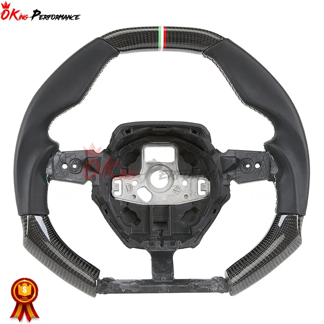 OKing Custom Made Carbon Fiber Steering Wheel For Lamborghini Huracan LP610-4