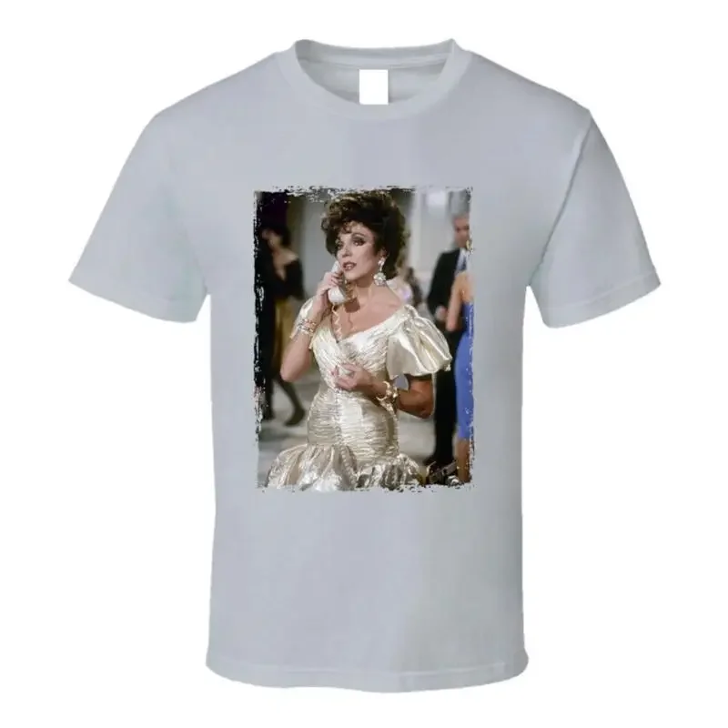 Joan Collins Dynasty 80s Drama Tv Series Fan T Shirt